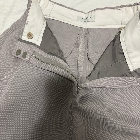 Aritzia Babaton Club Cuffed High Rise Pants Opal GREY size 4 - Picture 9 of 16
